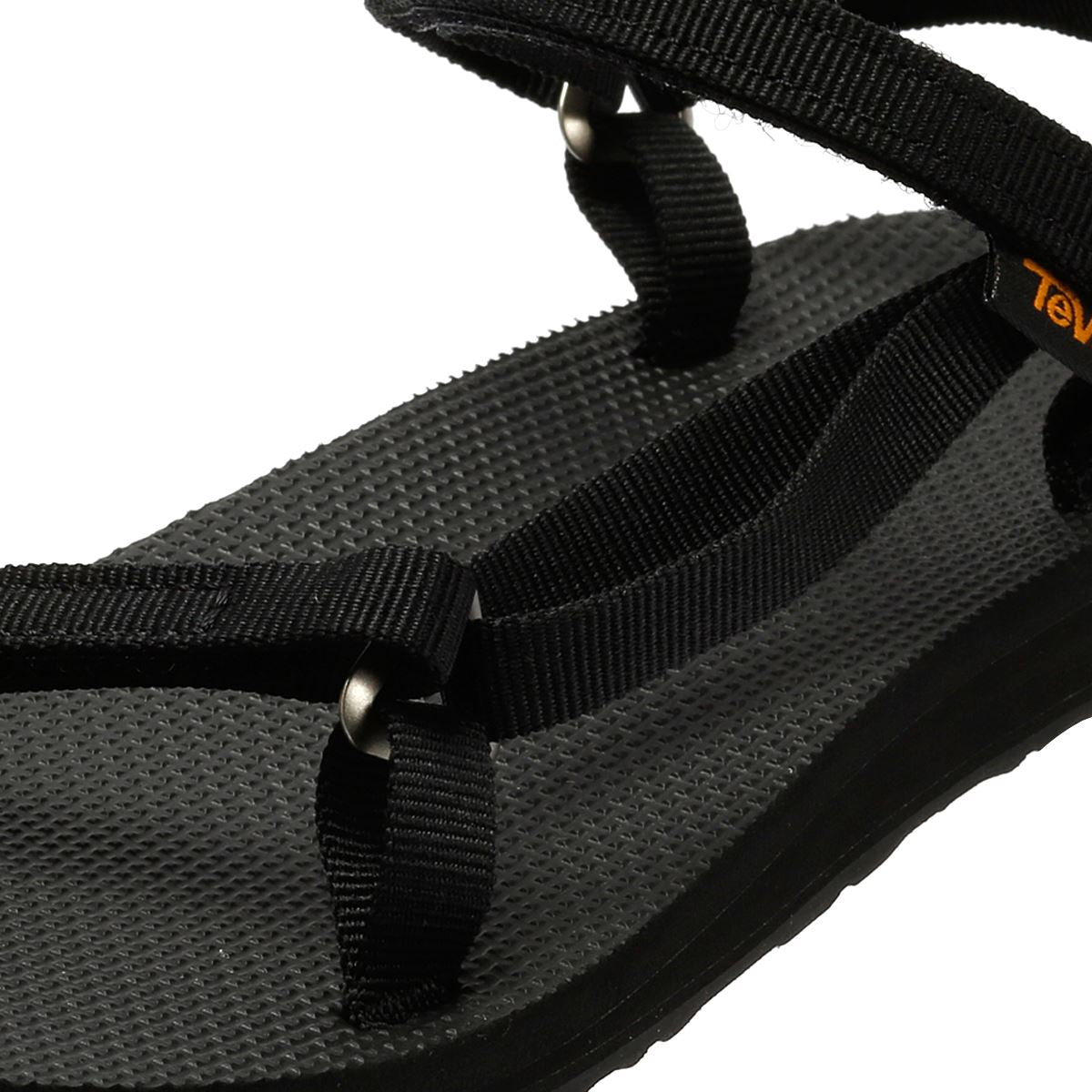 Teva Original Universal Slim Damen Schwarze Sandalen