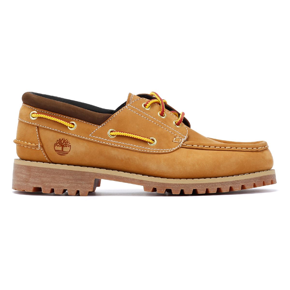 Timberland Authentic Leder Herren Braune Schnürschuhe