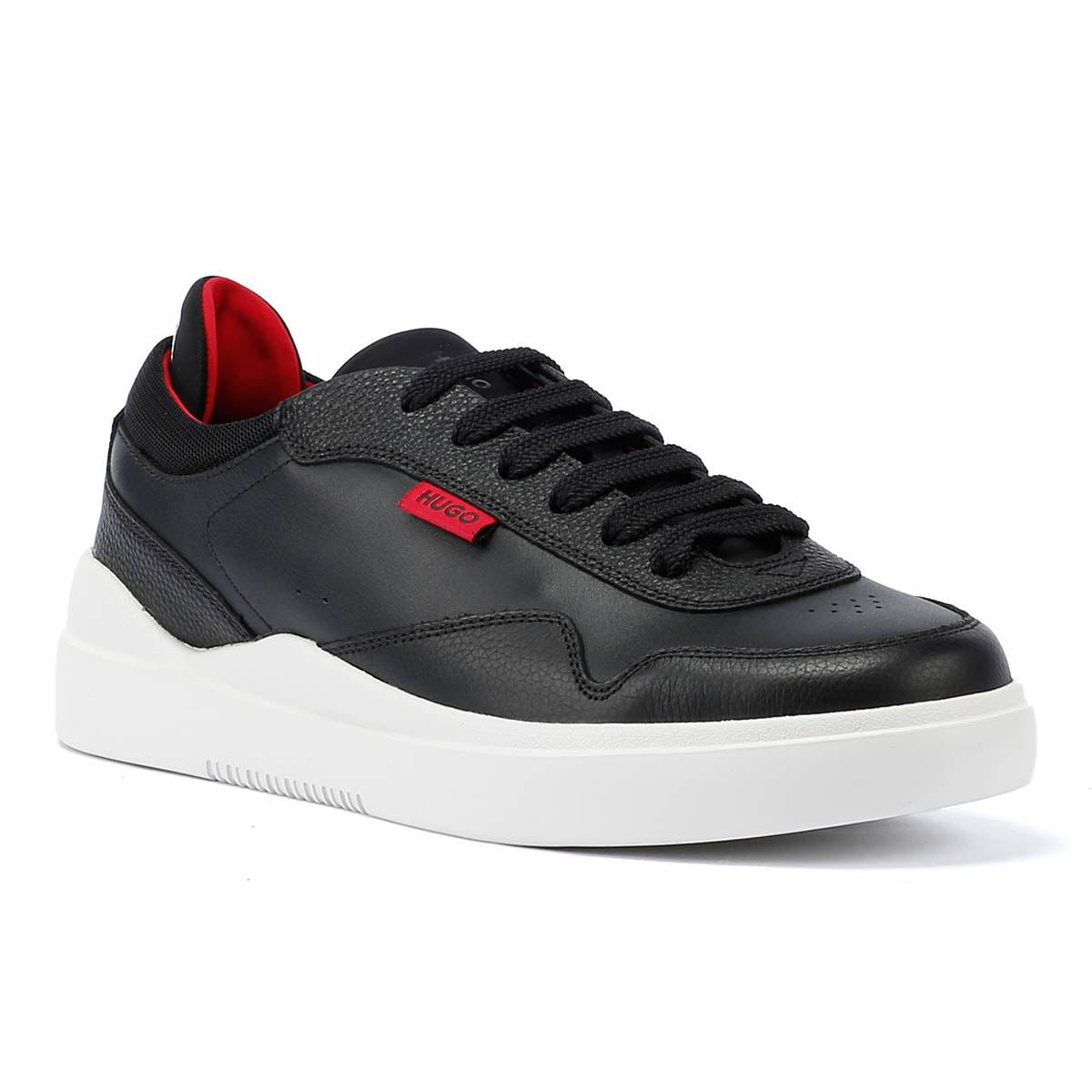 Hugo Blake Tennis Herren Schwarze Turnschuhe