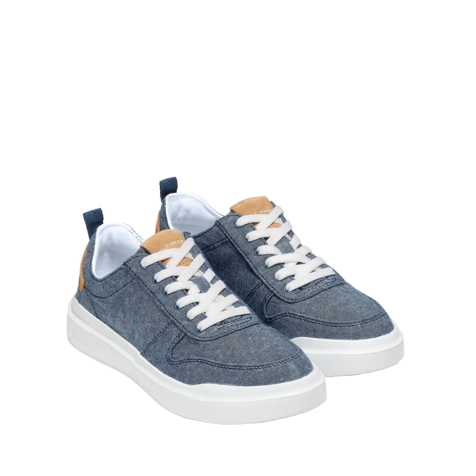 Cole Haan GrandPro Rally Canvas Damen Chambray/Wildleder/Optic White Sneakers