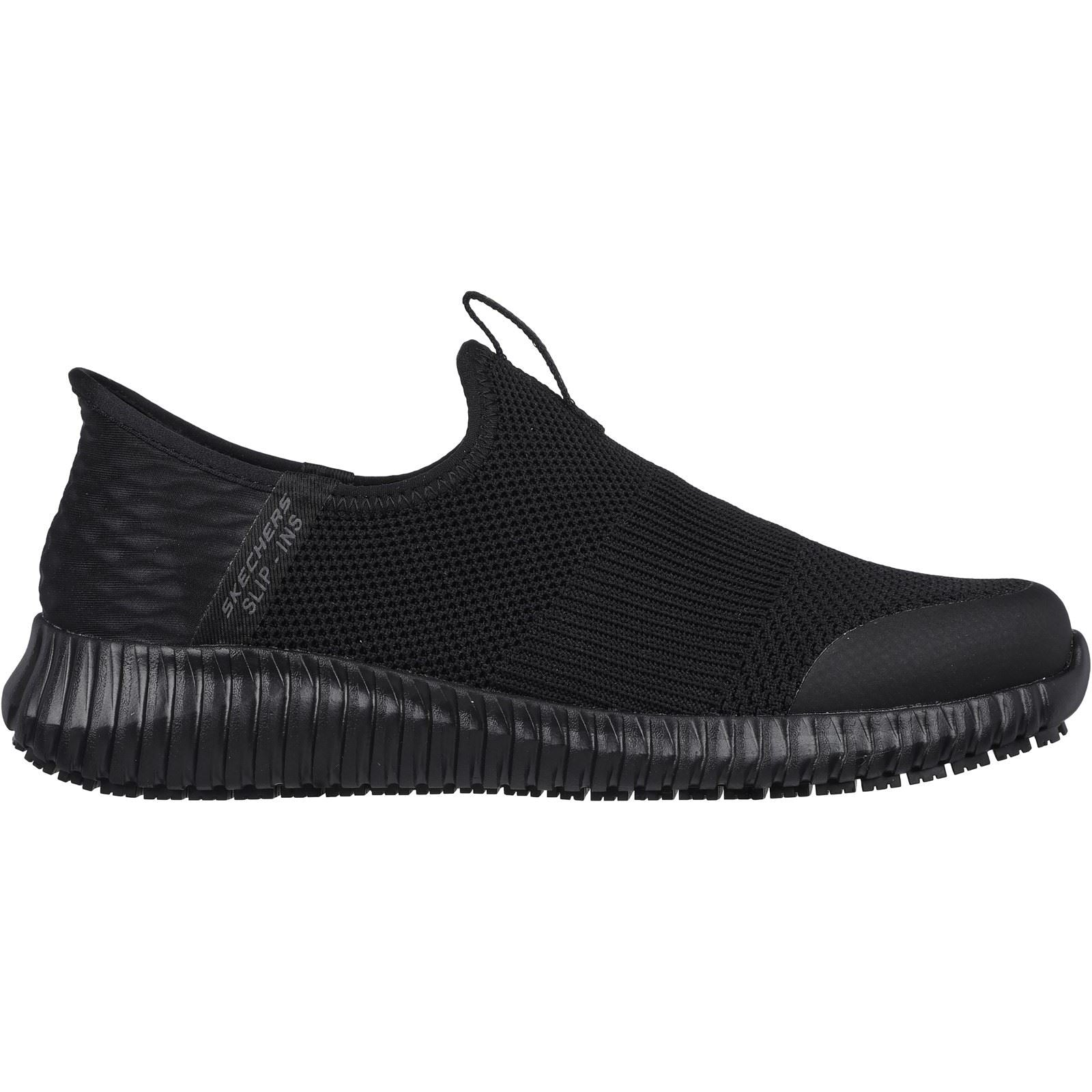 Skechers Workwear Cessnock - Gwynedd Textil Damen Schwarze Sicherheits Sneakers
