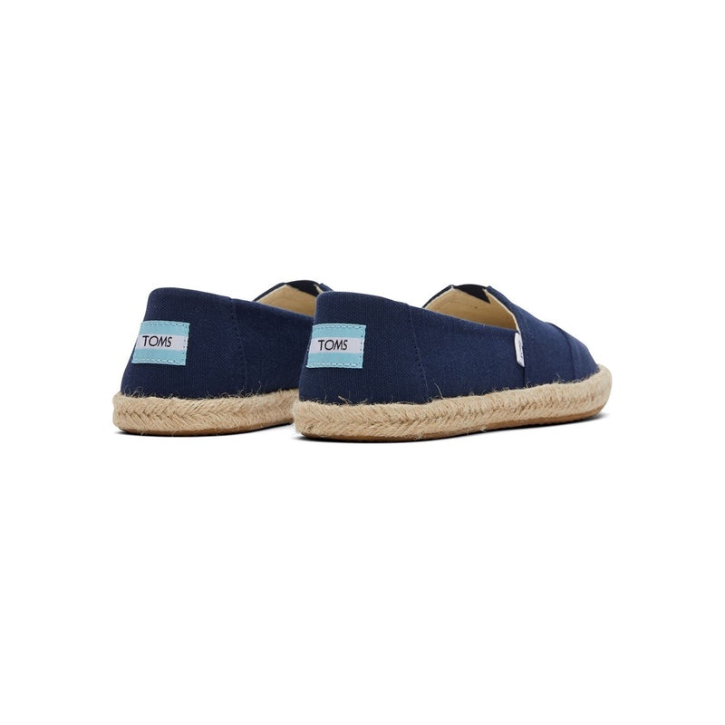 TOMS Alpargata Rope 100% Baumwoll-Damenesspadrilles In Marineblau