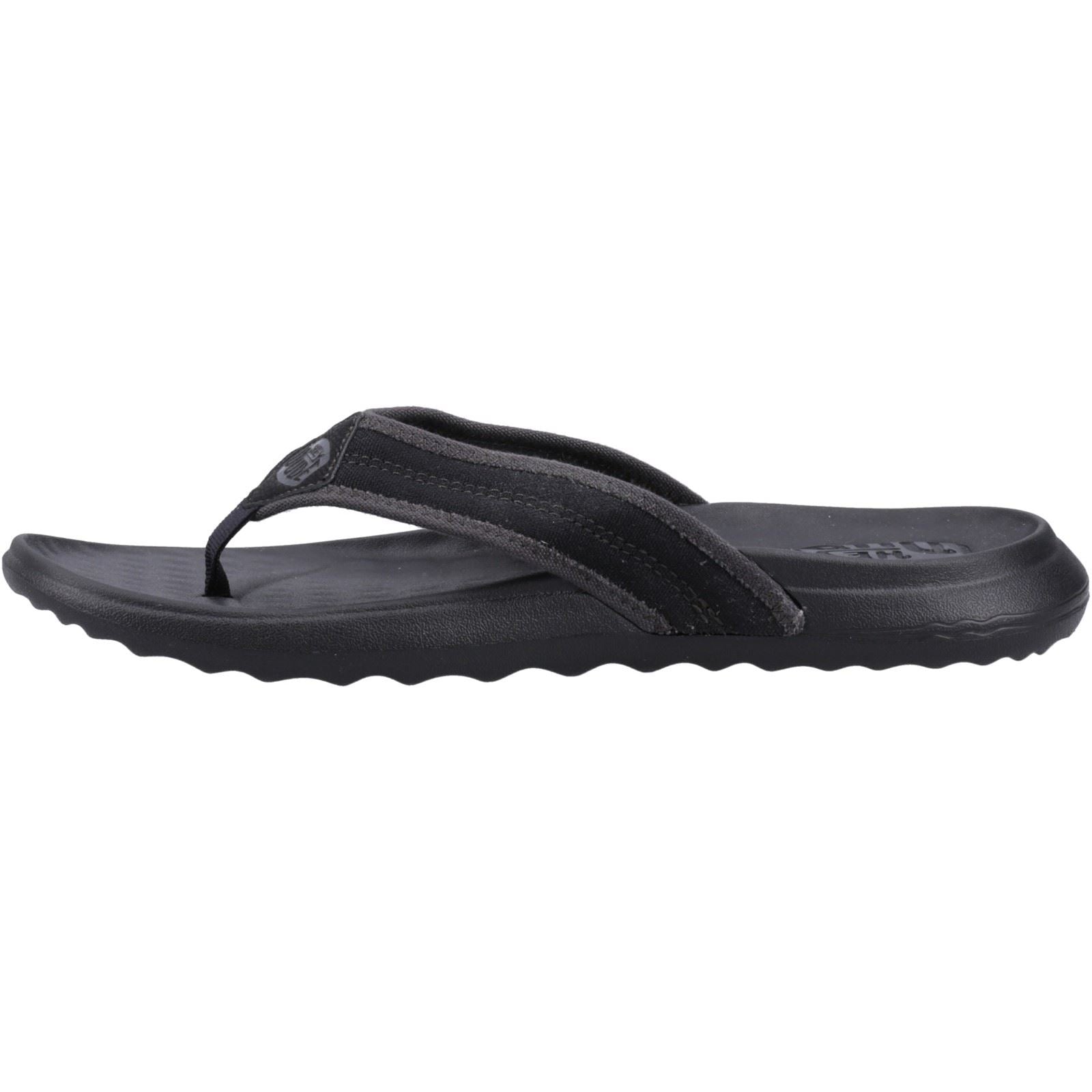 HEYDUDE Myers Flip Sport Mode Herren Schwarze Sandalen