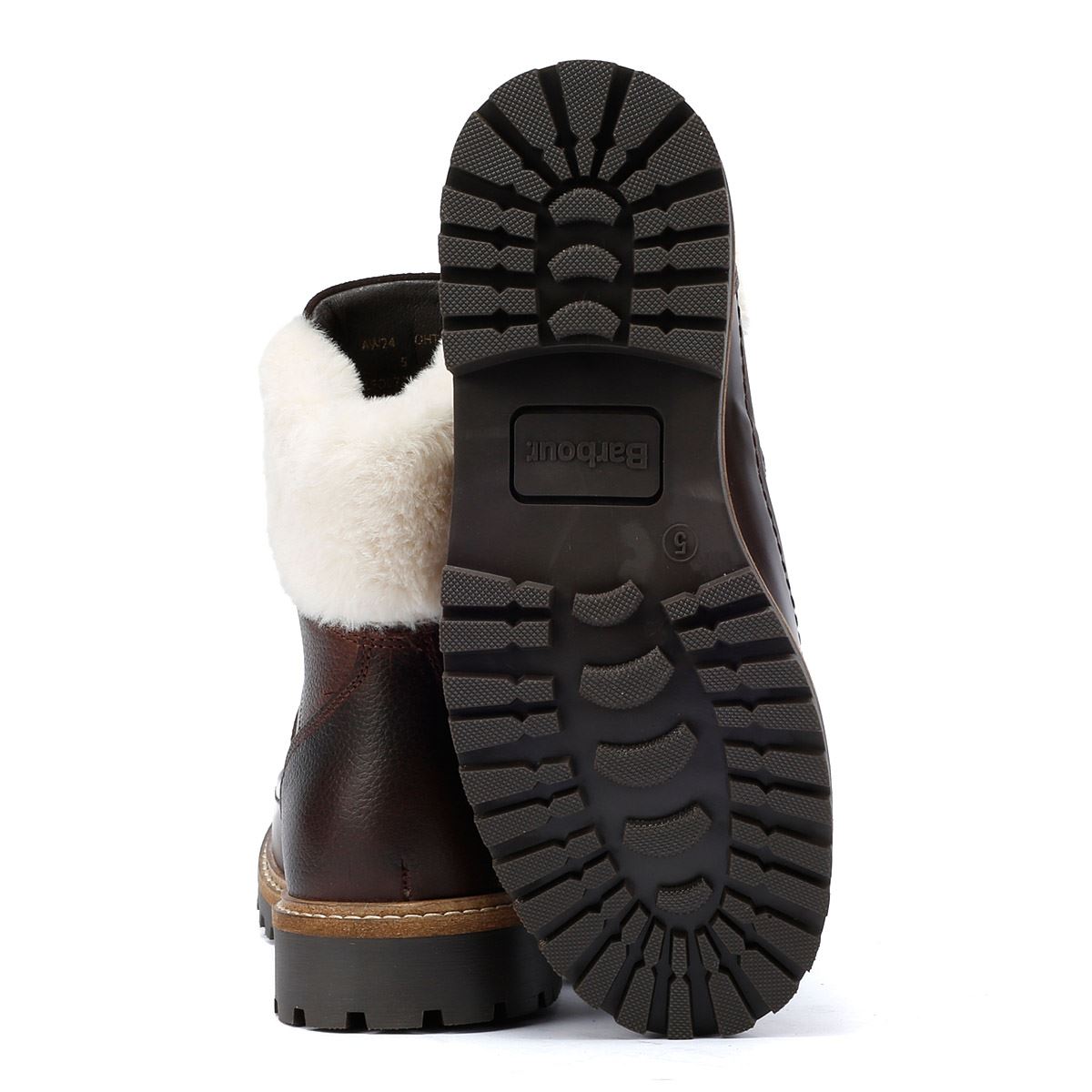 Barbour Woodside Hiker Damenstiefel Aus Braunem Leder