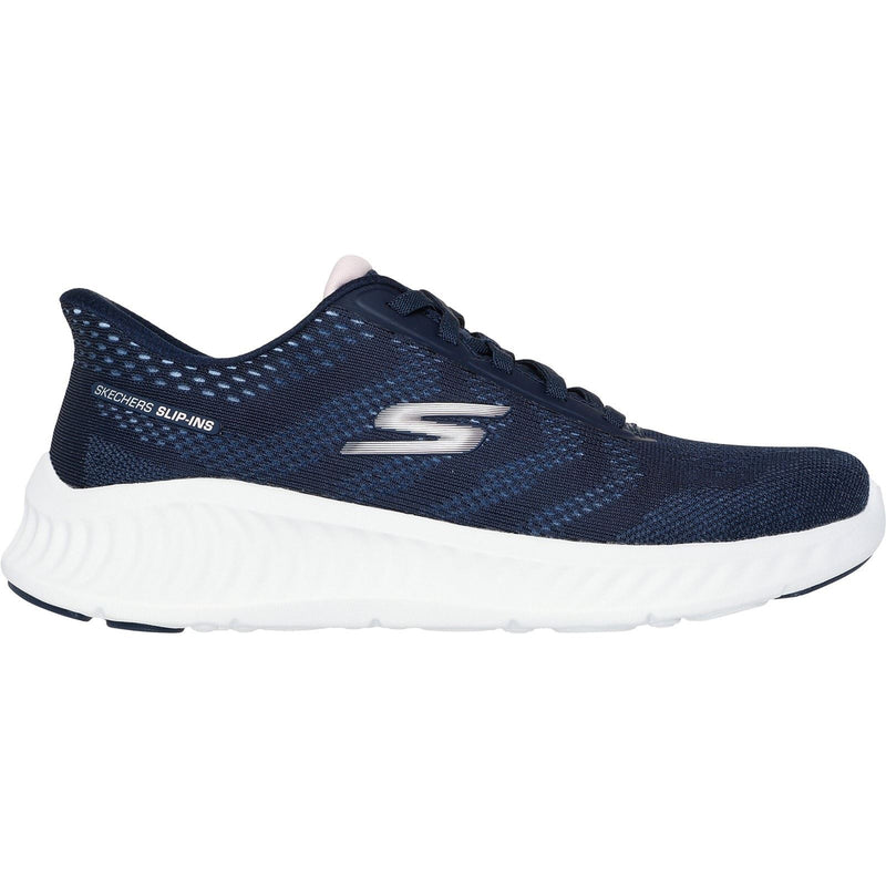 Skechers Go Walk Now Khloe Damen Textile Sneaker in Marineblau/Weiß
