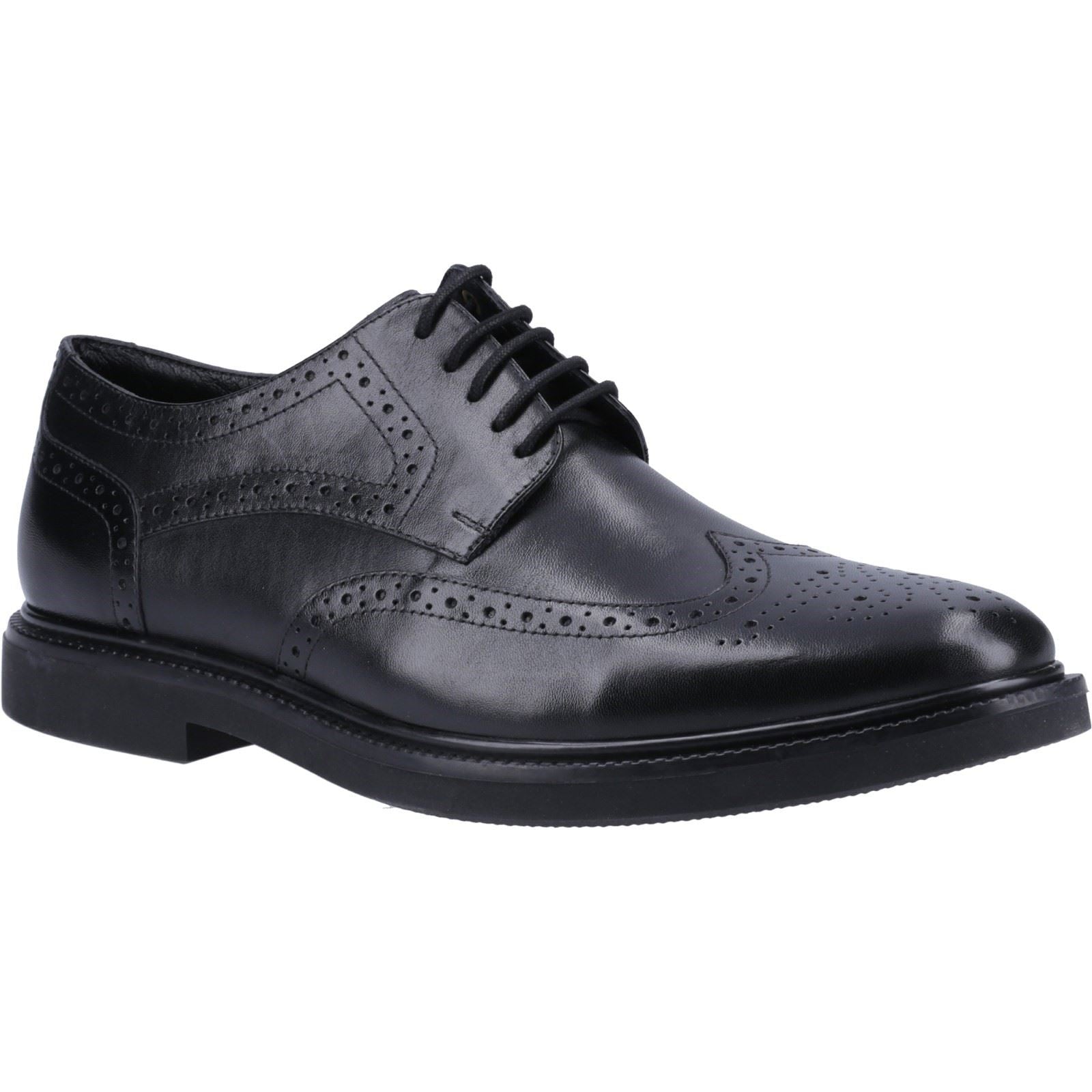 Hush Puppies Kingston Herrenschuhe Aus Schwarzem Leder