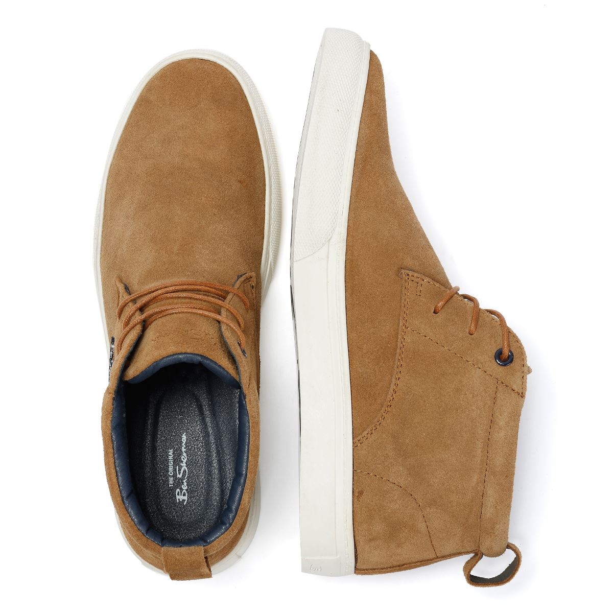 Ben Sherman Parkway Wildleder Herren Braune Stiefel