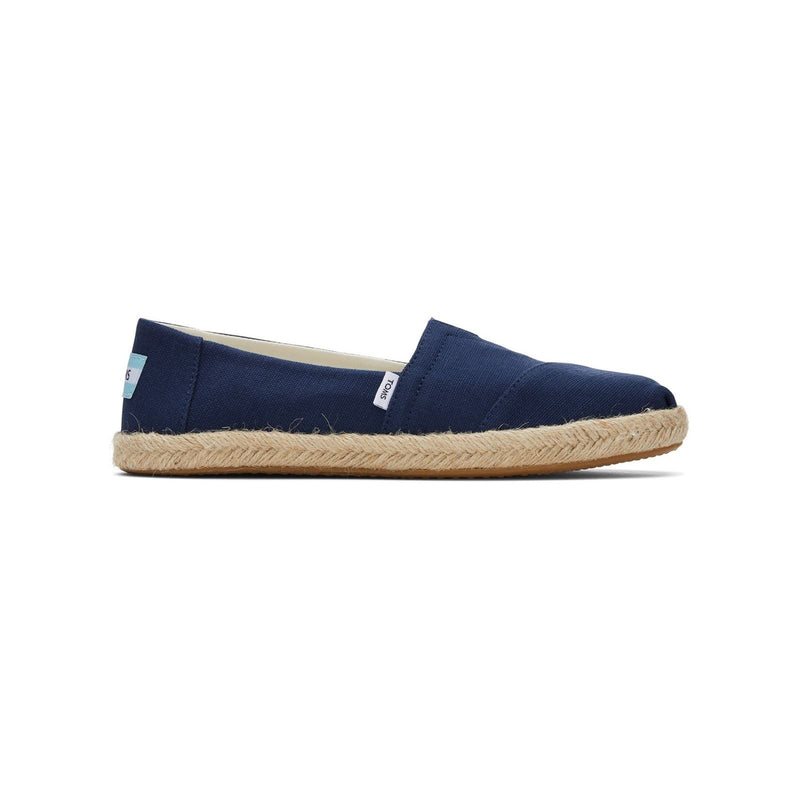 TOMS Alpargata Rope 100% Baumwoll-Damenesspadrilles In Marineblau
