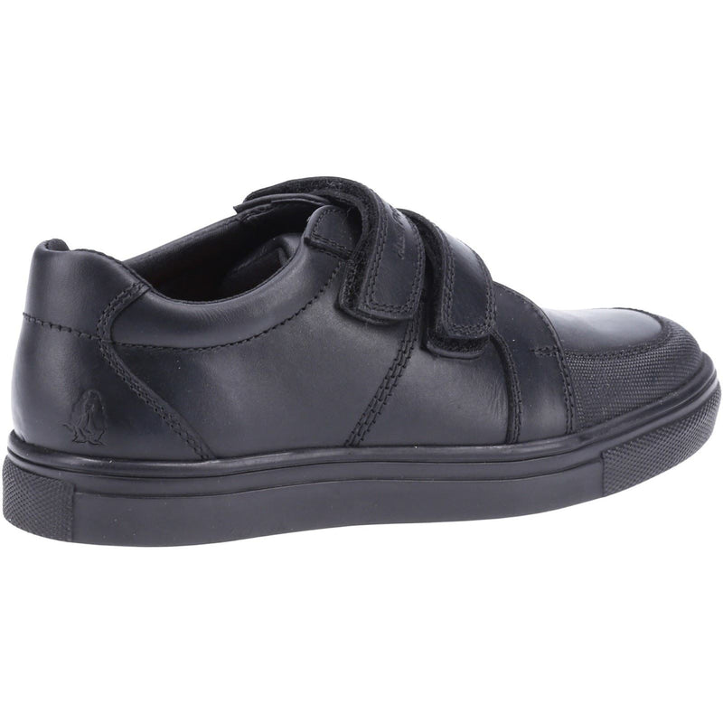 Hush Puppies Santos Junior Lederschuhe Für Jungen In Schwarz
