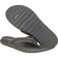 HEYDUDE Myers Flip Nu Prep Baumwollmischung Herren Flip Flops In Schwarz/Granitgrau