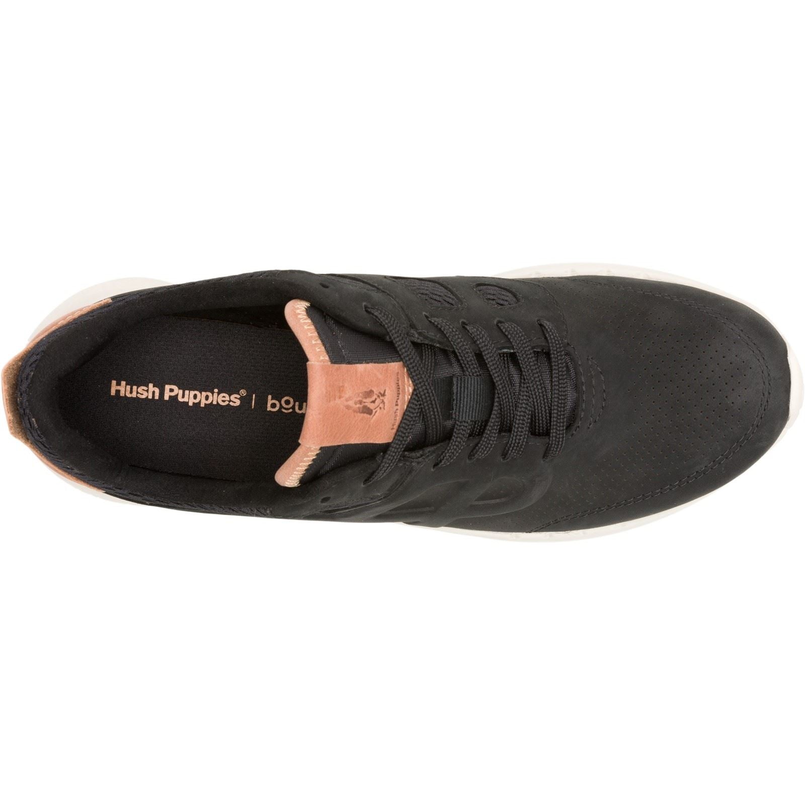 Hush Puppies Seventy8 Herren Sneaker Aus Schwarzem Wildleder