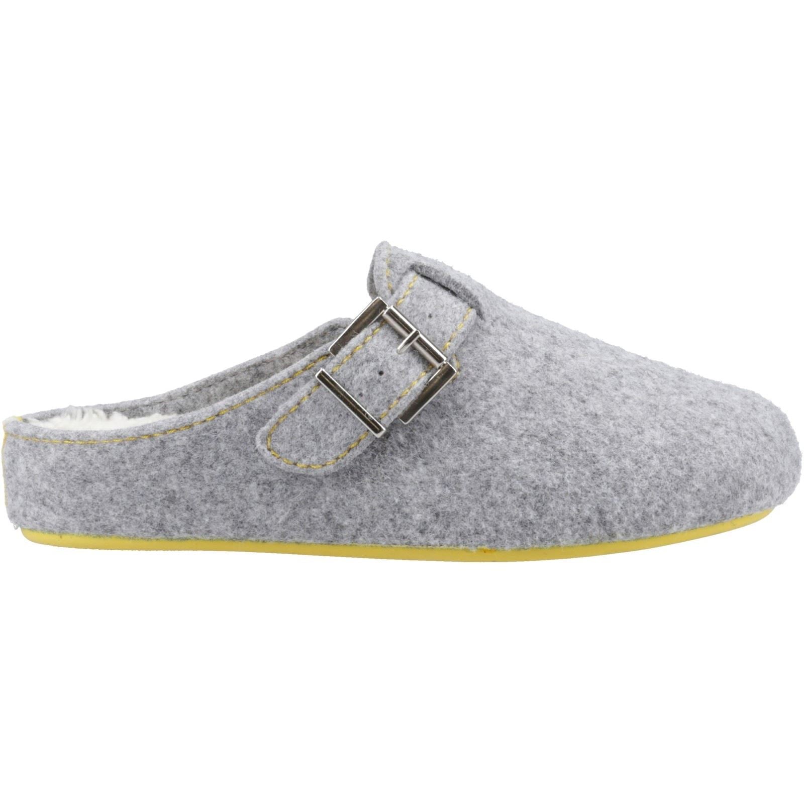 Hush Puppies Good 90% recyceltes RPET-Polyester Damen Hausschuhe in Grau
