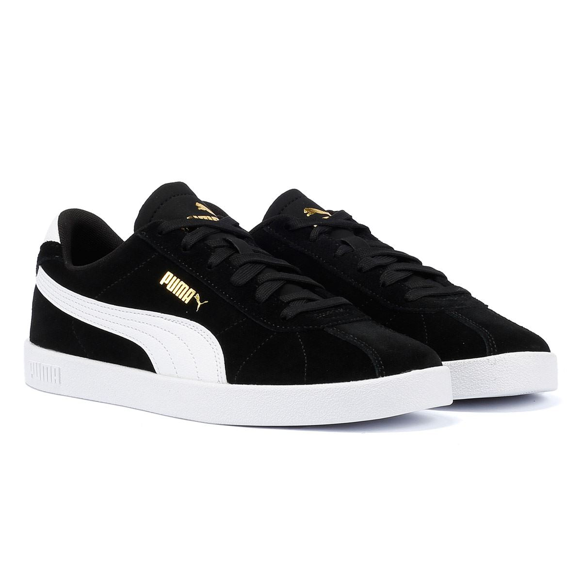 Puma Club II Schwarze Wildleder Sneaker Tower London.De