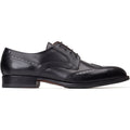 Base London Bell Leder Herren Schwarze Brogues Schuhe