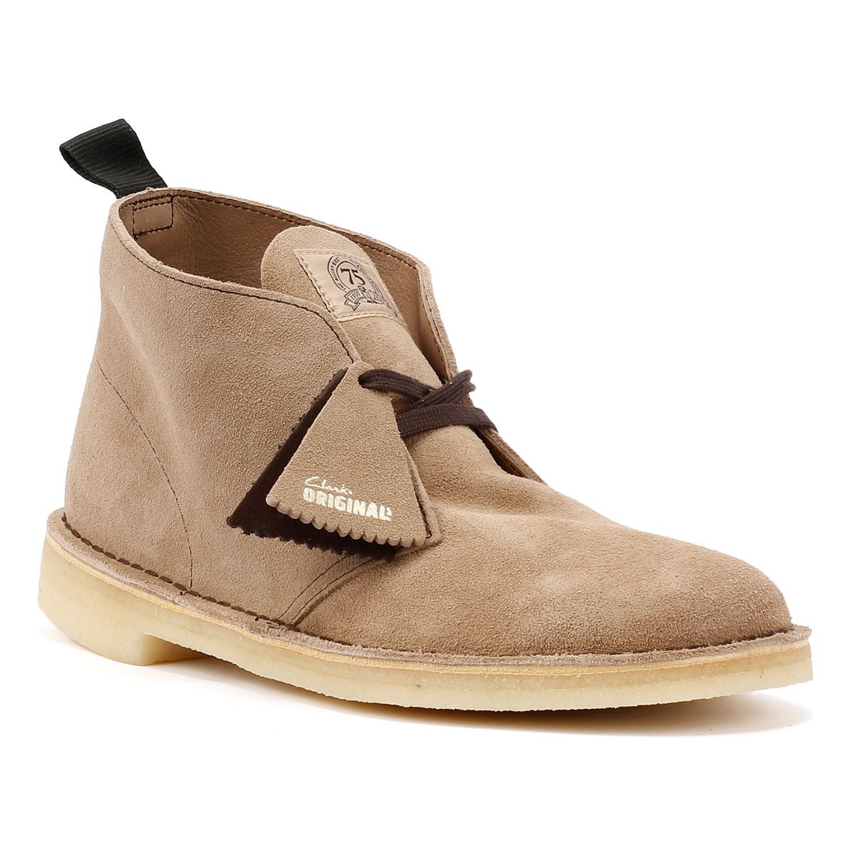 Clarks Originals Desert Wildleder Herrenstiefel Braun