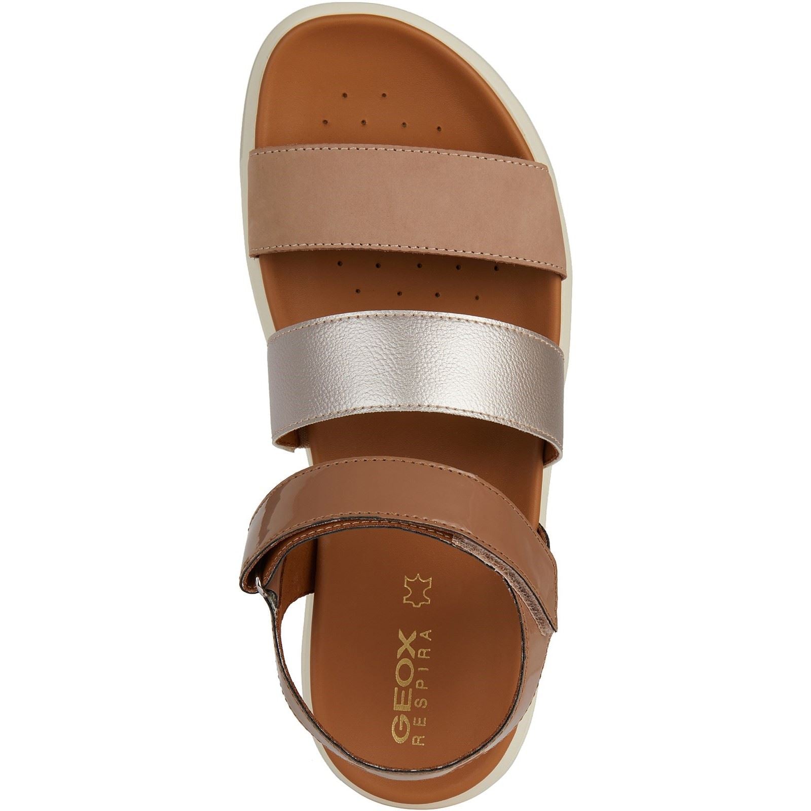 Geox D Xand 2.1S B Damen Nude Sandalen