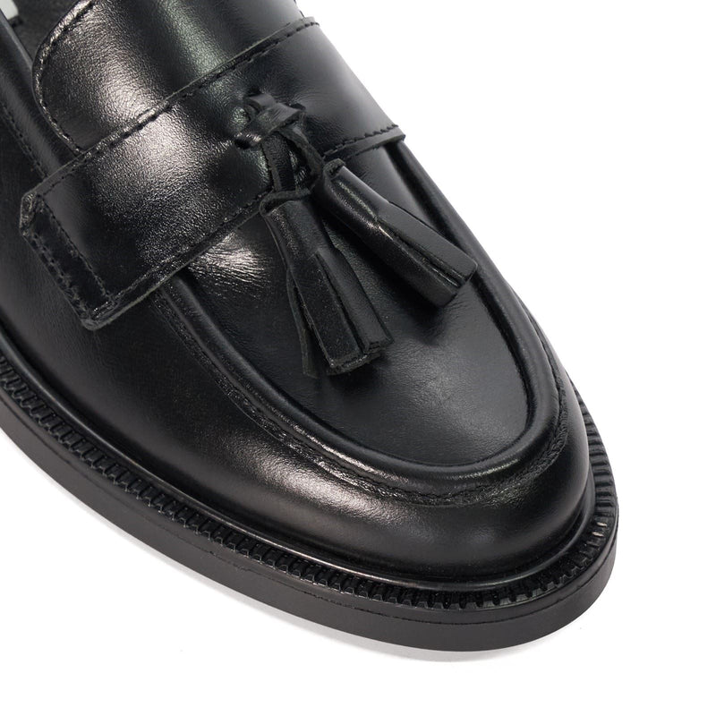 Dune Garda Damen Schwarze Farbe Lederloafer