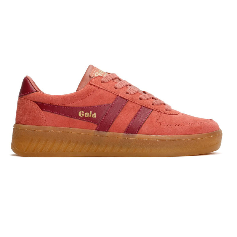 Gola Grandslam Wildleder Damen Rosa Sneakers