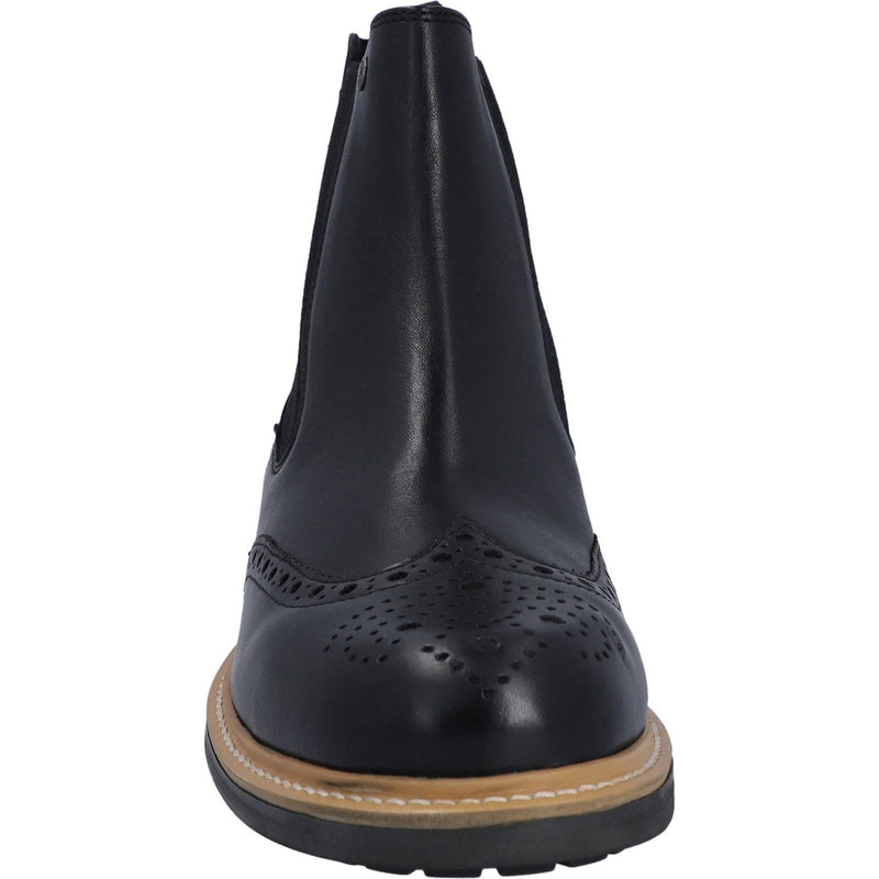 Hunter Cawdor Schwarze Farbe Herrenlederstiefel