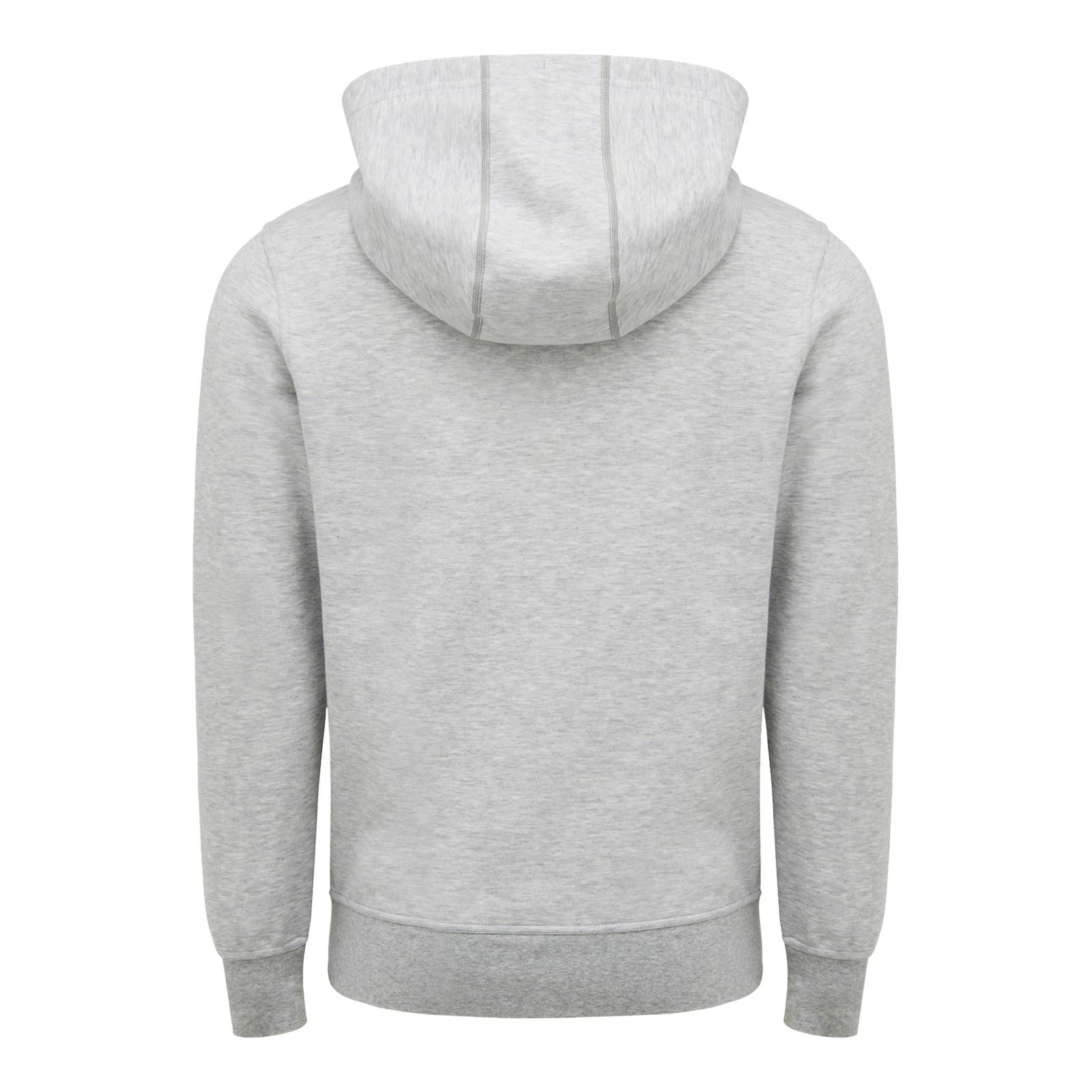 Hard Yakka Embossed Pullover Baumwoll Herren Graues Kapuzensweatshirt