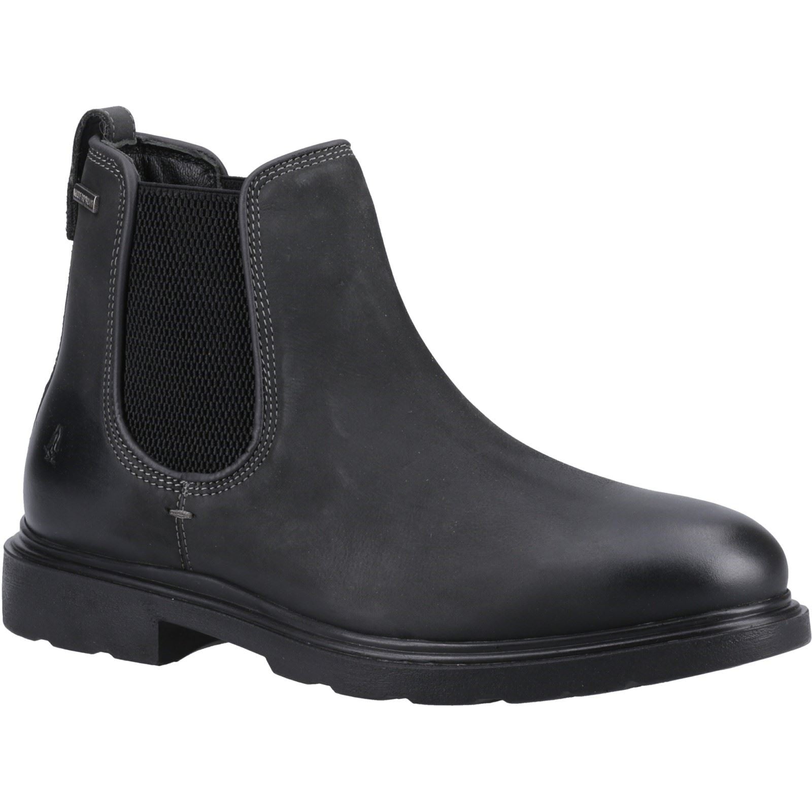 Hush Puppies Preston Chelsea Schwarze Farbe Herrenlederstiefel