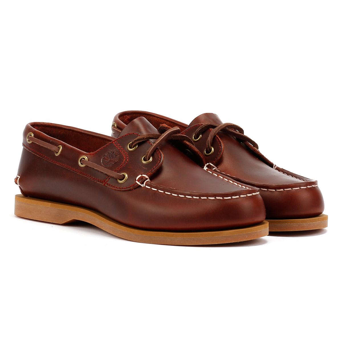 Timberland Classic 2 Eye Damen Lederschuhe In Rot