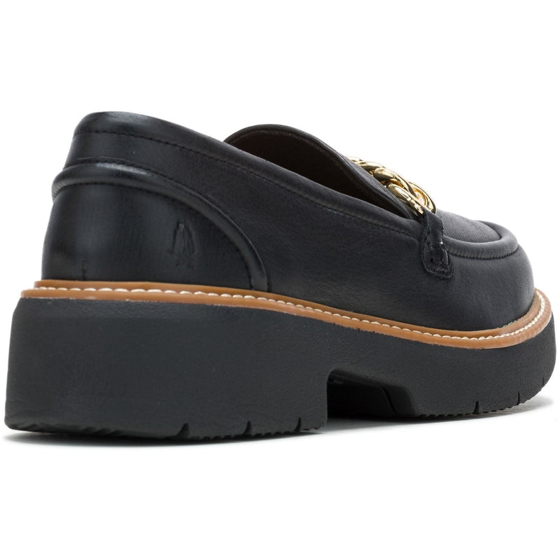 Hush Puppies Jodie Damen Schwarze Farbe Lederloafer