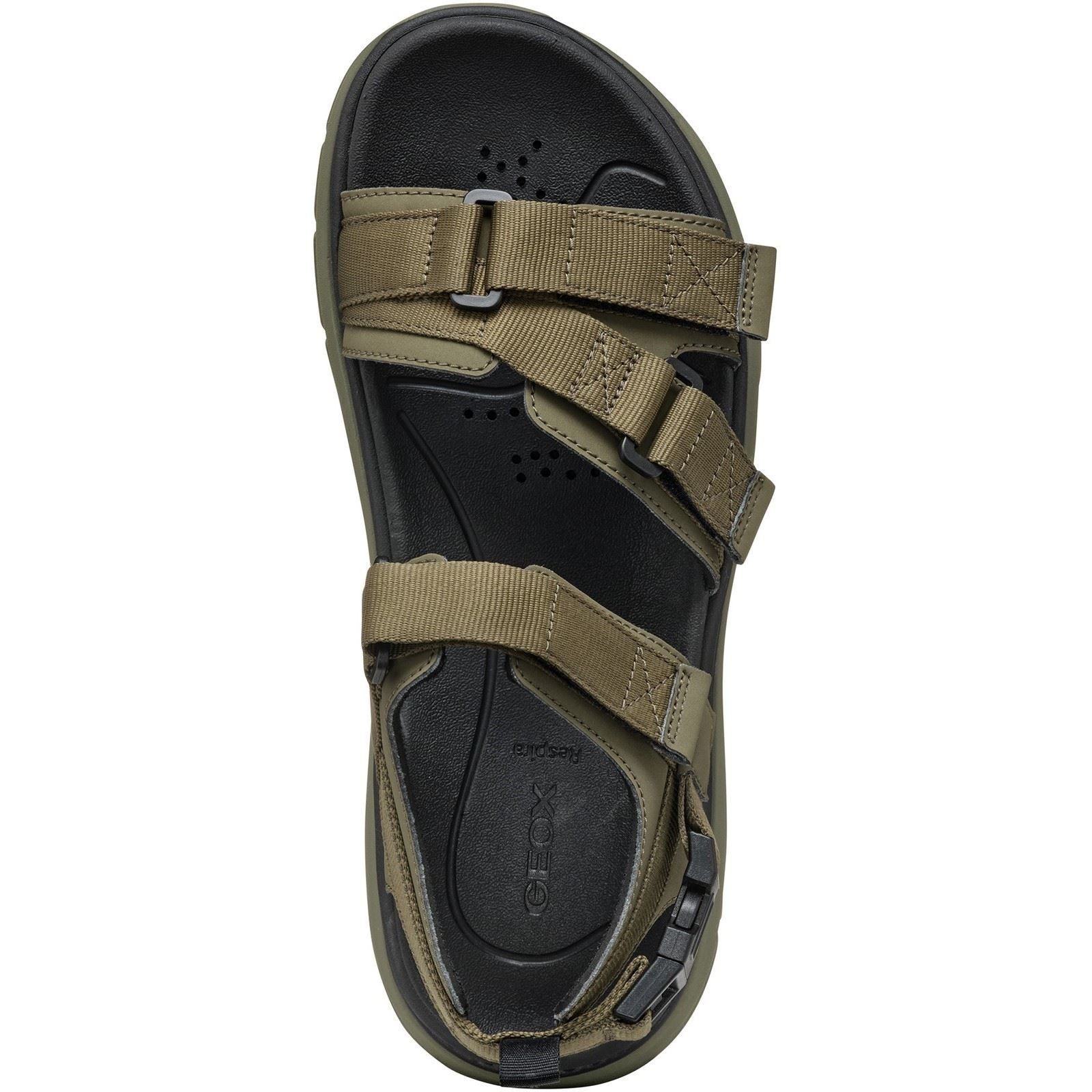 Geox U SPHERICA ACTIF X S Polyester Mischung Herren Militär Zehentrenner