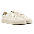 Pompeii Elan Leather Ecru Jasper Weiße Ledersneaker Für Herren