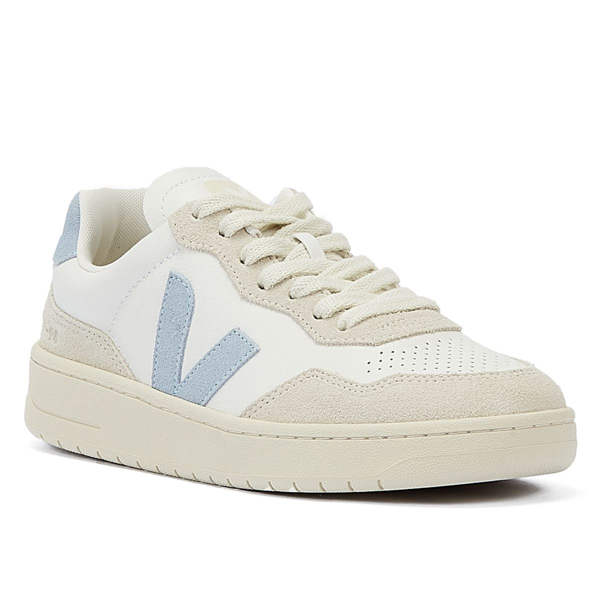 Veja V-90 Damen Extra Weiß/Stahl Sneakers