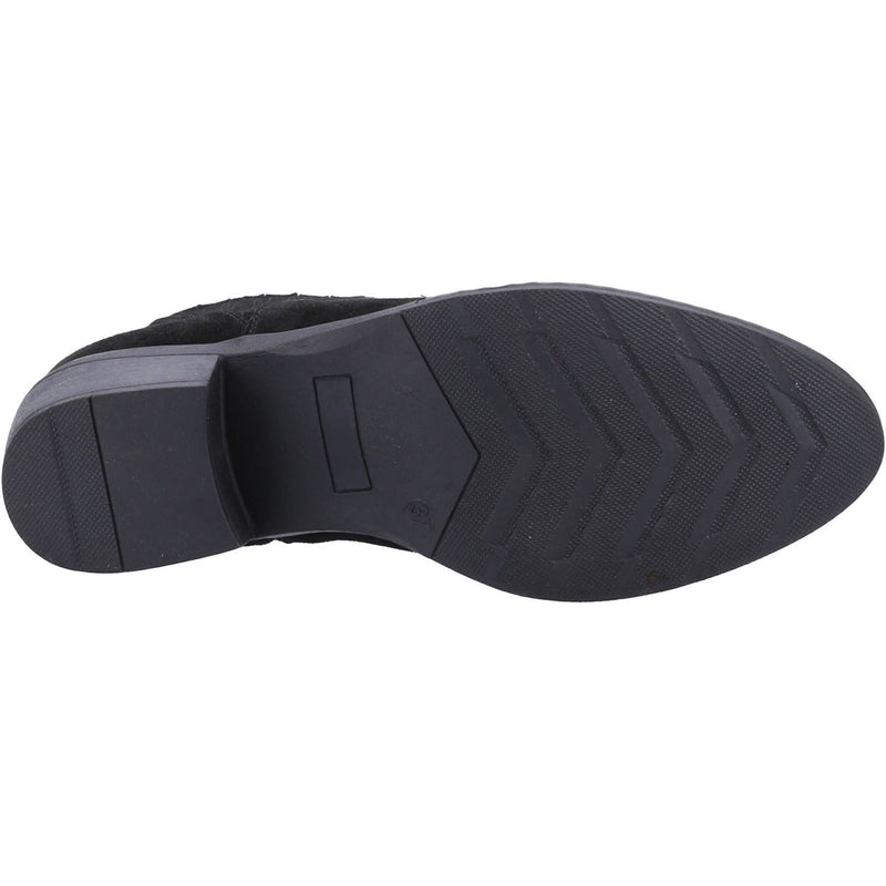 Hush Puppies Isobel Damenlederstiefel In Schwarz