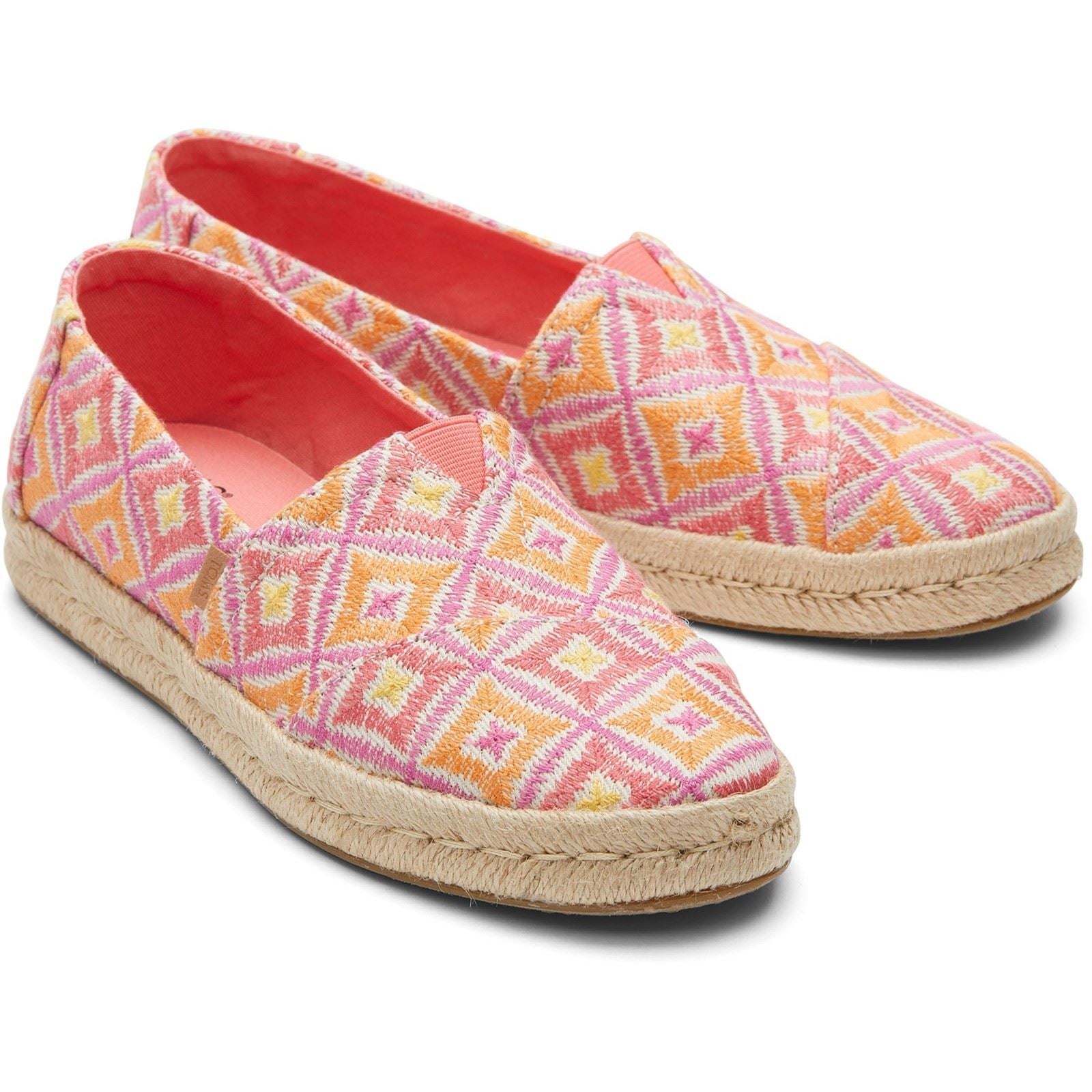 TOMS Alpargata Rope 2.0 Polyester Damen Shell Pink Espadrilles