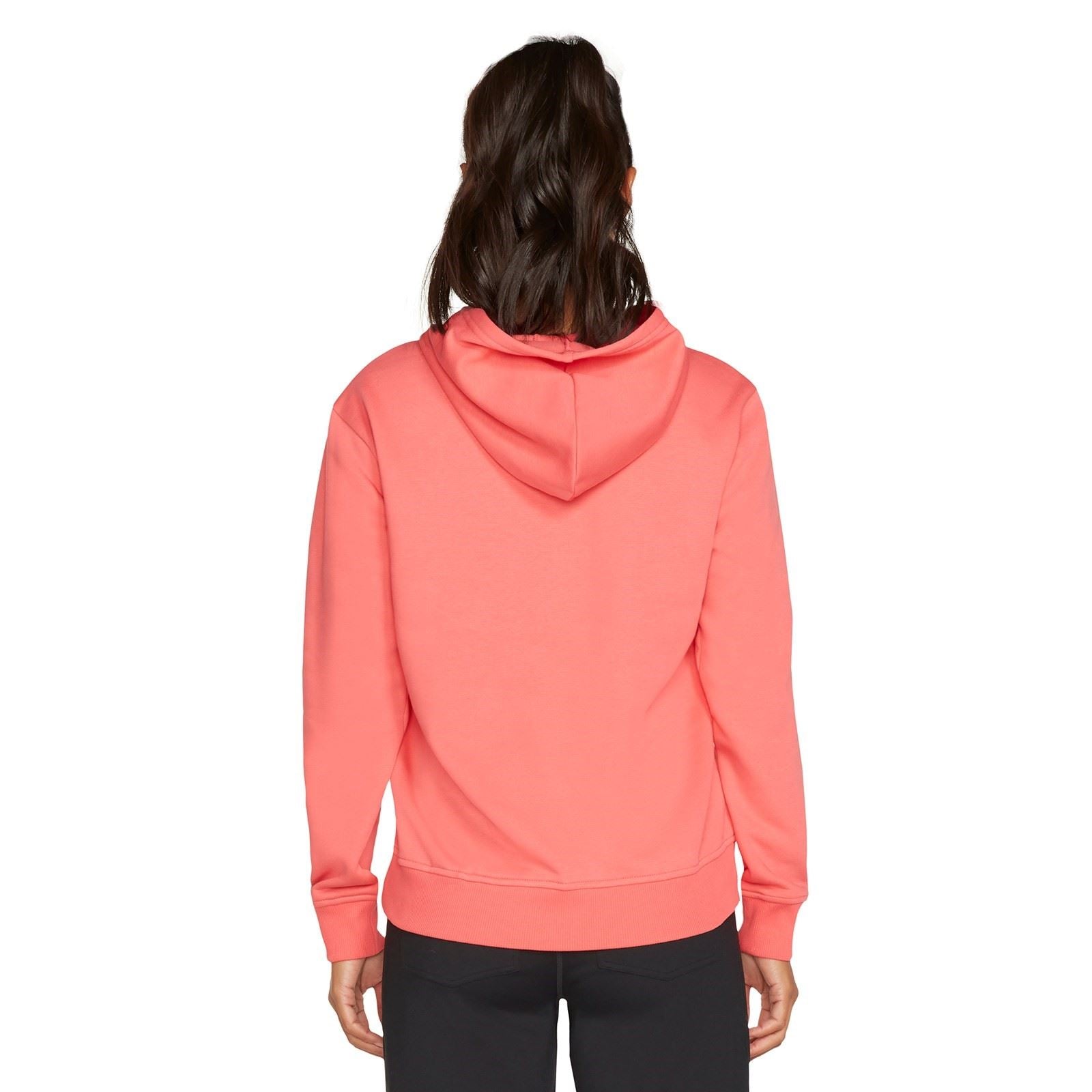 Skechers Performance Heritage Pullover Baumwoll-Pullover Mit Kapuze Für Frauen In Pfirsich