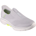 Skechers Skechers Slip-ins: GO WALK 7 - Easy On 2 Slip-Ins: Go Walk 7 - Easy On 2 Mesh Herren-Sneaker In Grau/Gelb