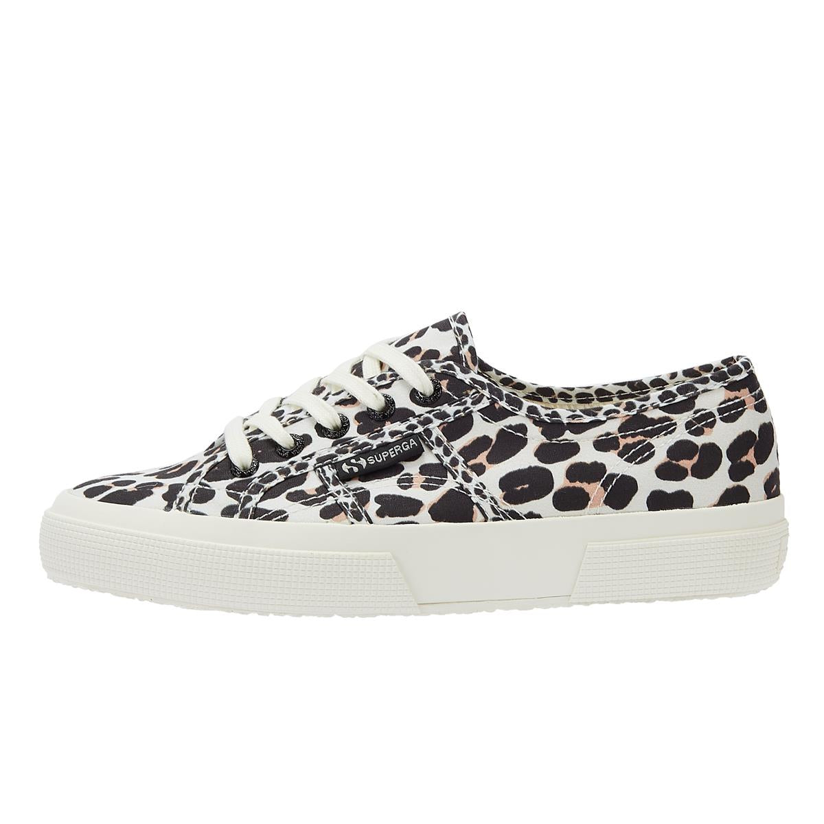 Superga 275 Damen-Sneaker In Beige Mit Hellem Leopardenmuster