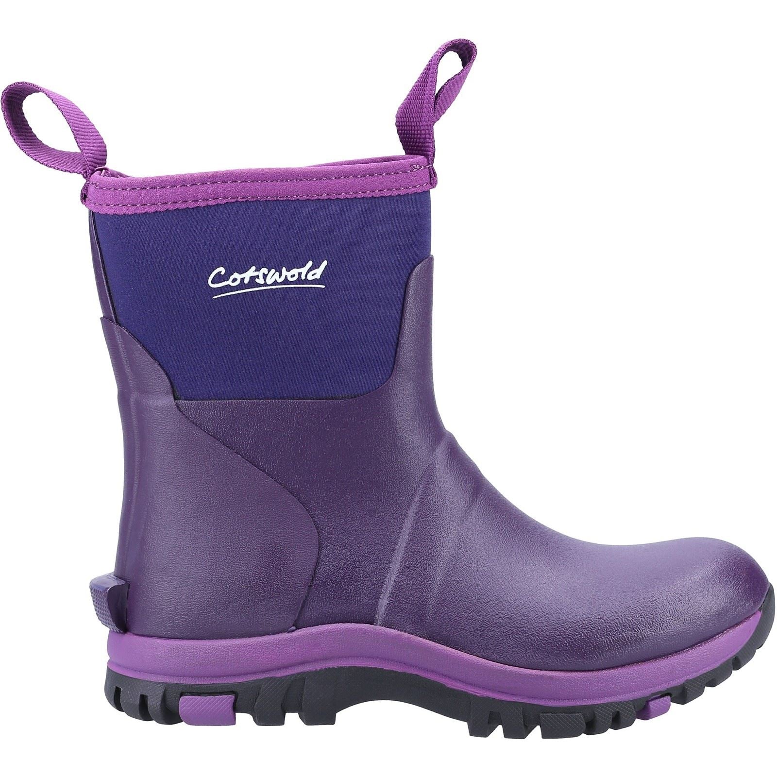 Cotswold Blaze TPR+Neopren Damen Lila Gummistiefel