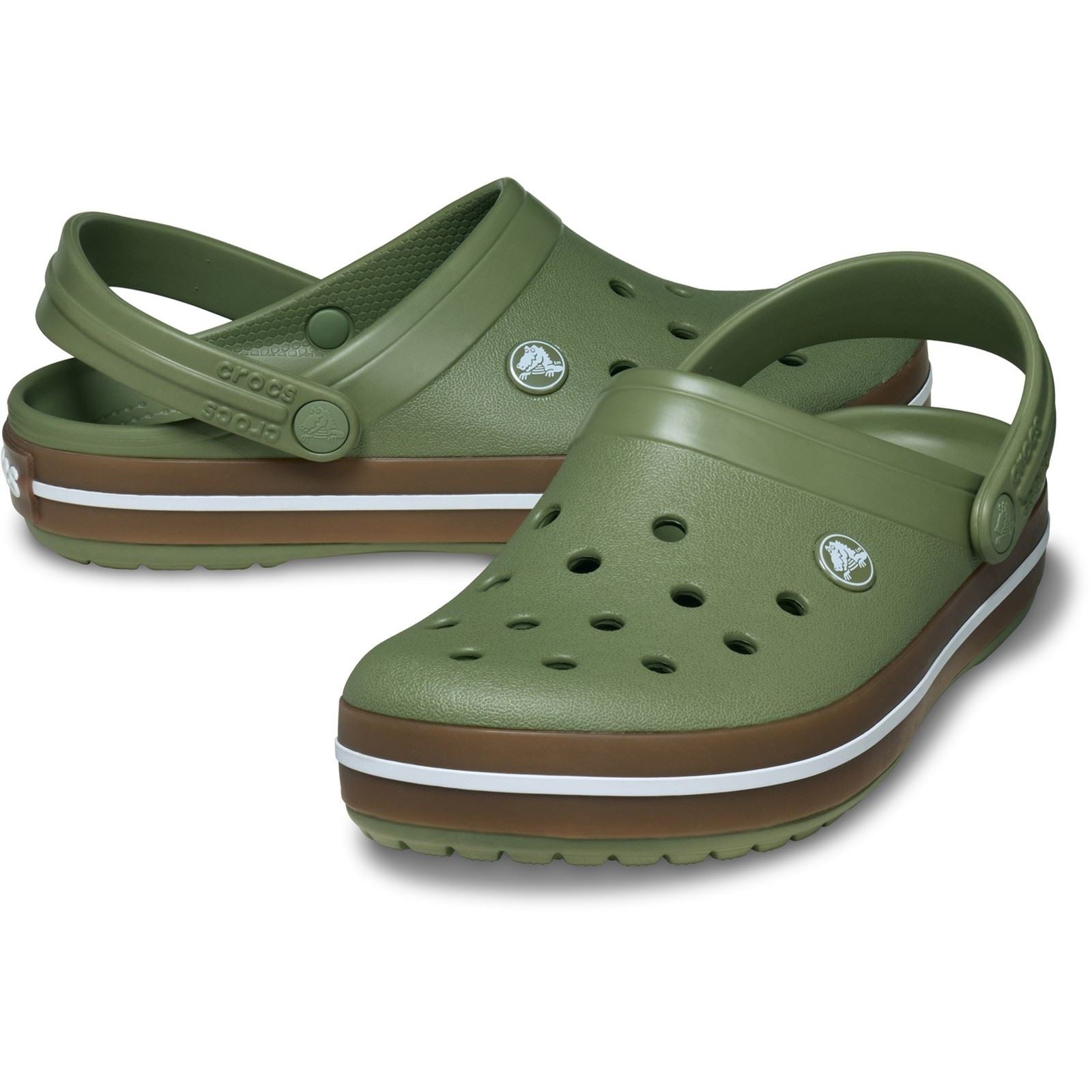 Crocs Crocband Gum Thermoplastische Herren Cargo Clogs
