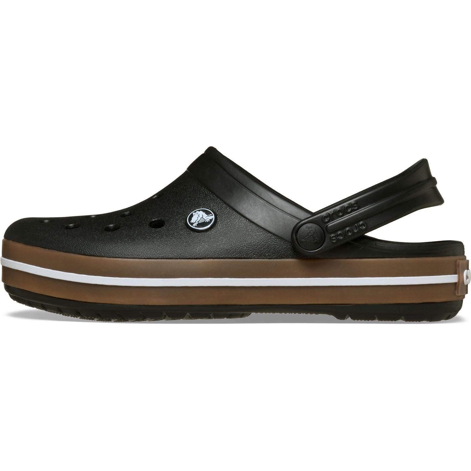 Crocs Crocband Gum Eva Herren Schwarze Clogs