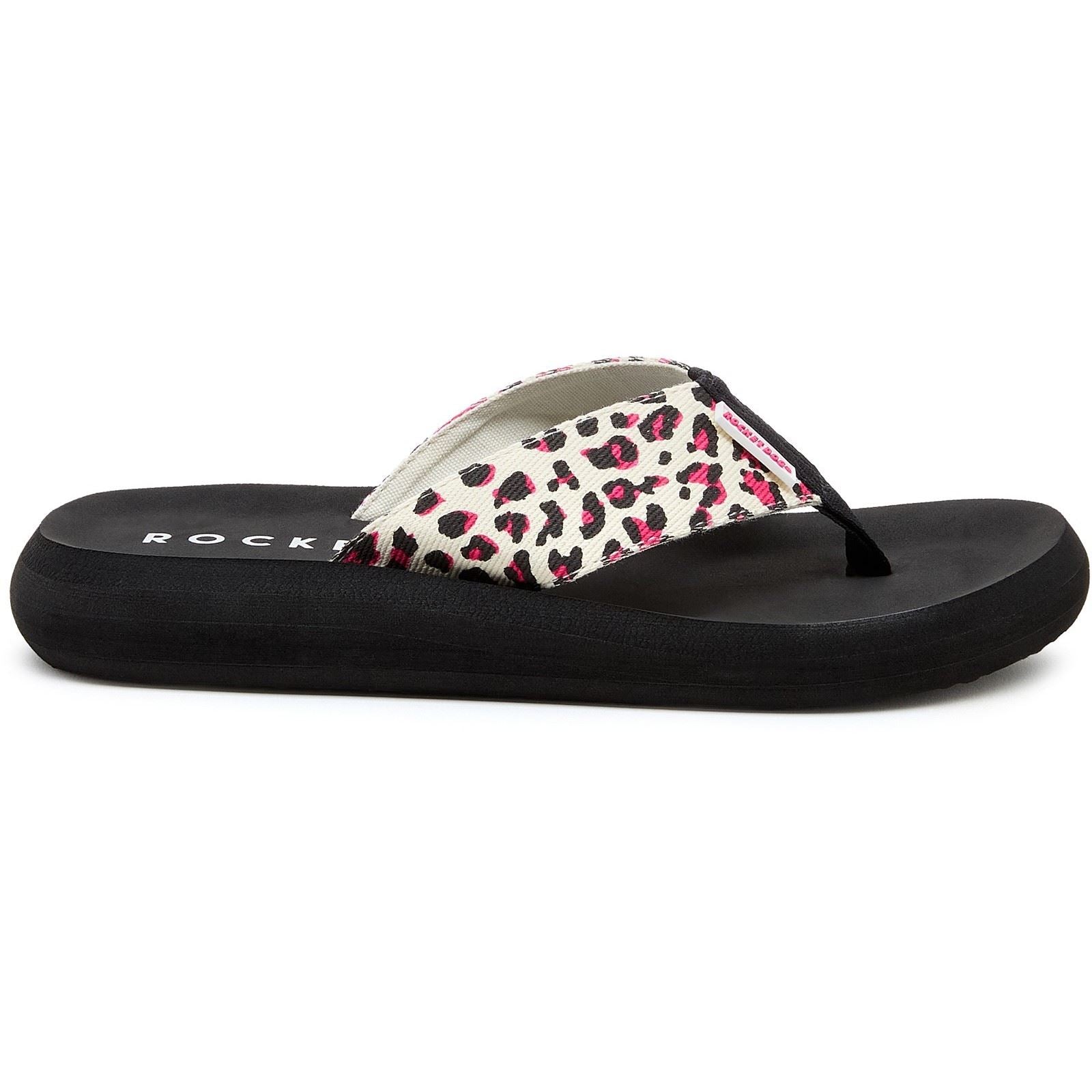 Rocket Dog Spotlight Monroe Damen Sandalen Aus Baumwolle In Leuchtendem Pink