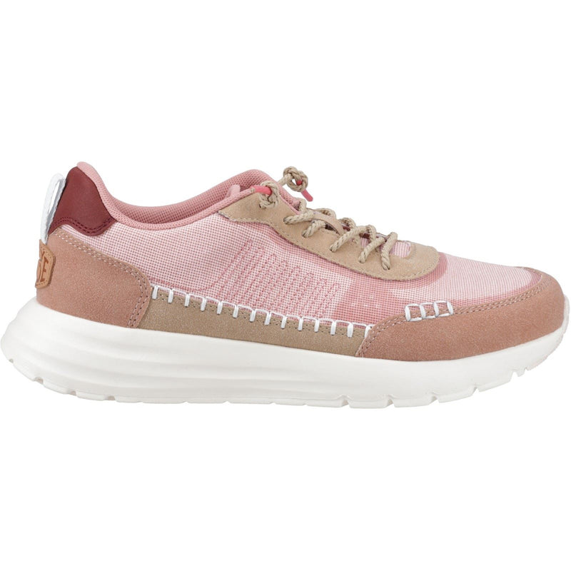 HEYDUDE Sirocco Alta Boho Polyester Mischung Damen Sneaker In Rosépink