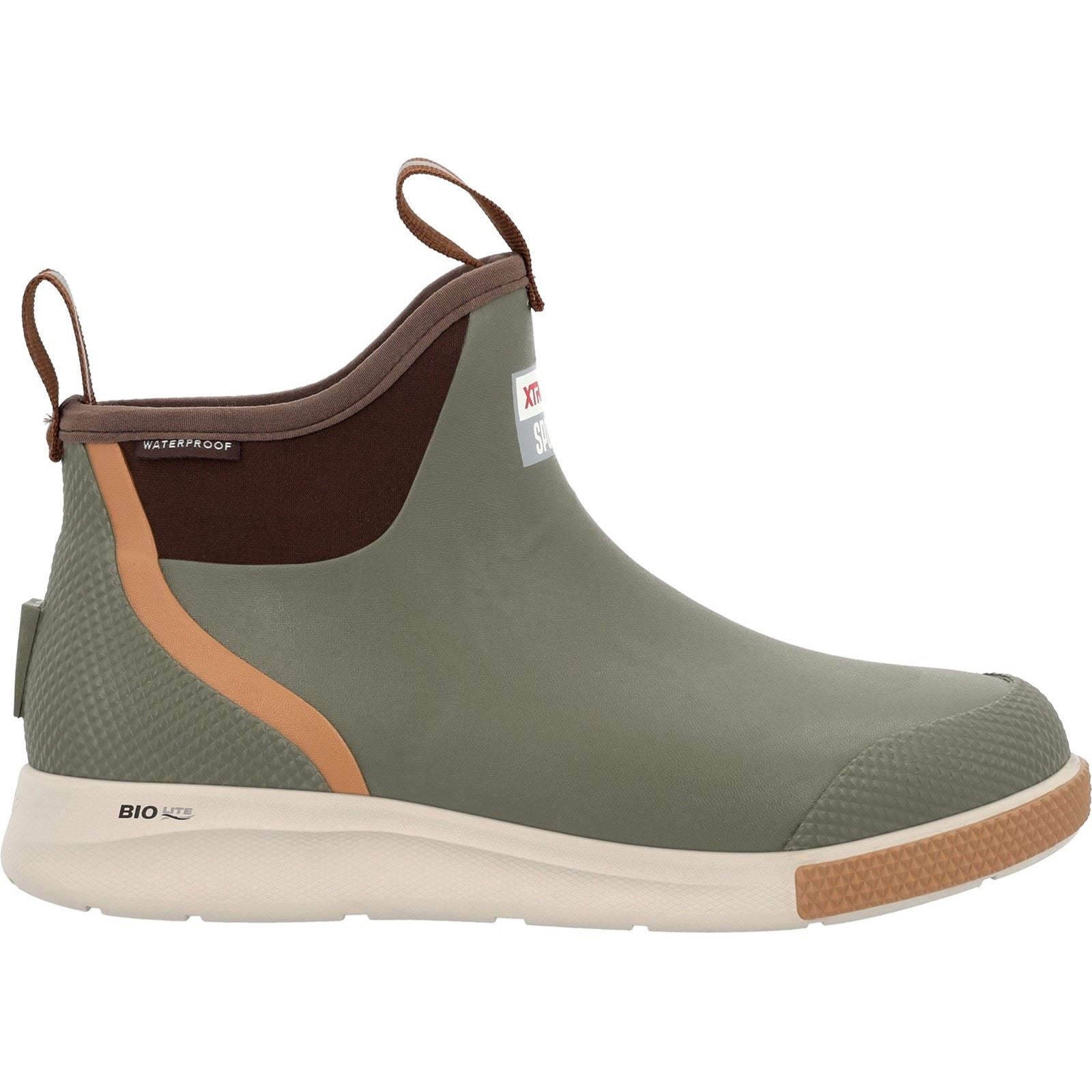Xtratuf Knöchel Deck Sport Synthetische Oliven Wellington Stiefel