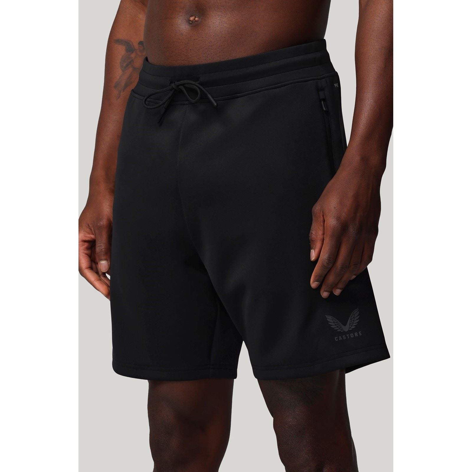 Castore Flex Herren Schwarze Sportshorts