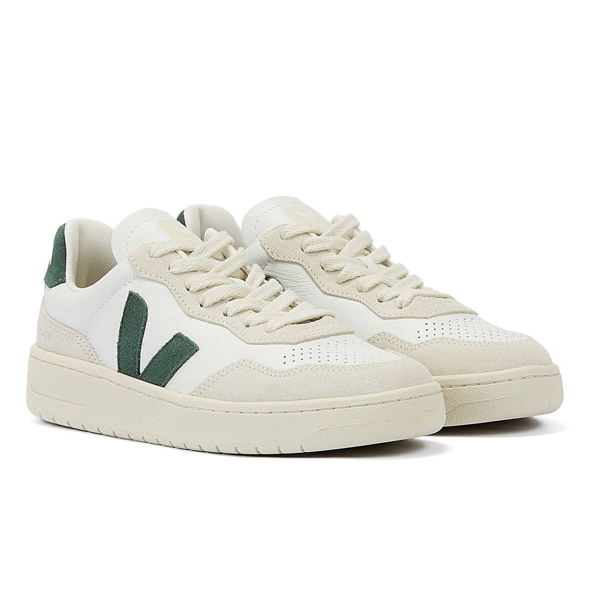 Veja V-90 Damen Extra Weiß/Zypern Sneakers