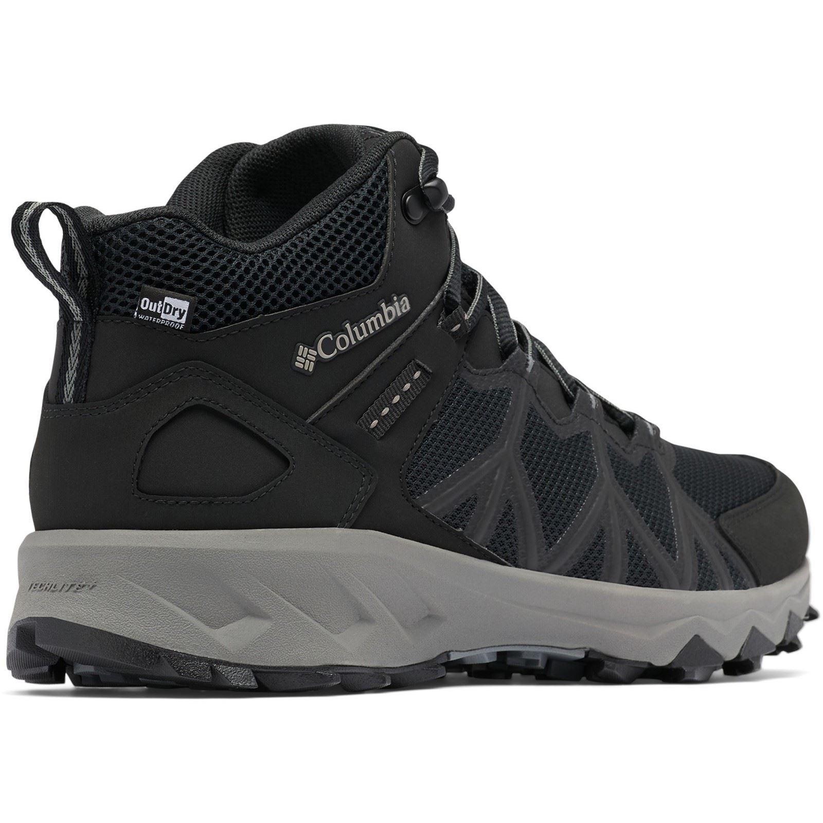 Columbia Peakfreak II Mid Outdry Polyester Herren Schwarz/Titan Ii Wanderschuhe