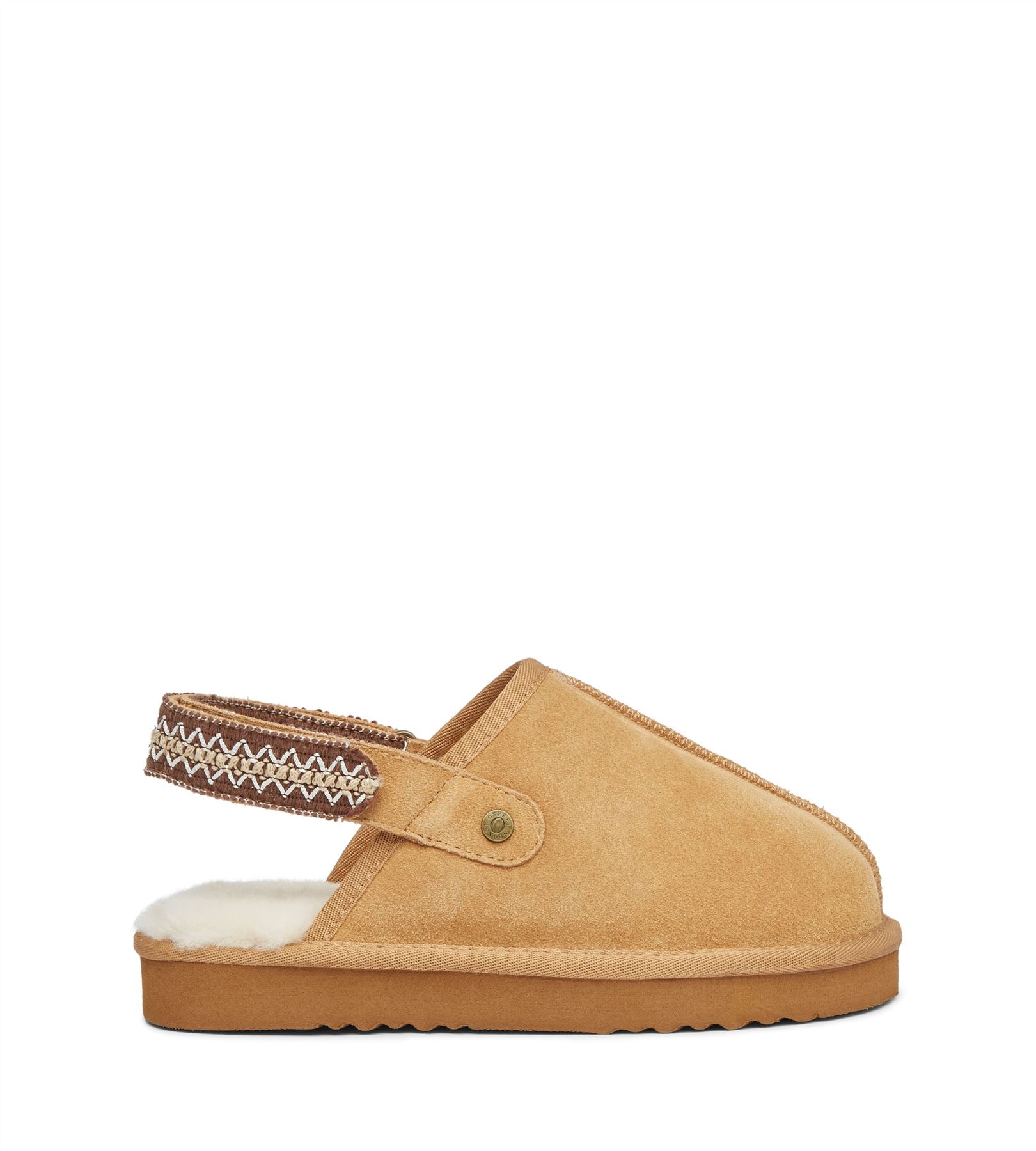 Osprey London The Constellation Wildleder Damen Braune Hausschuhe