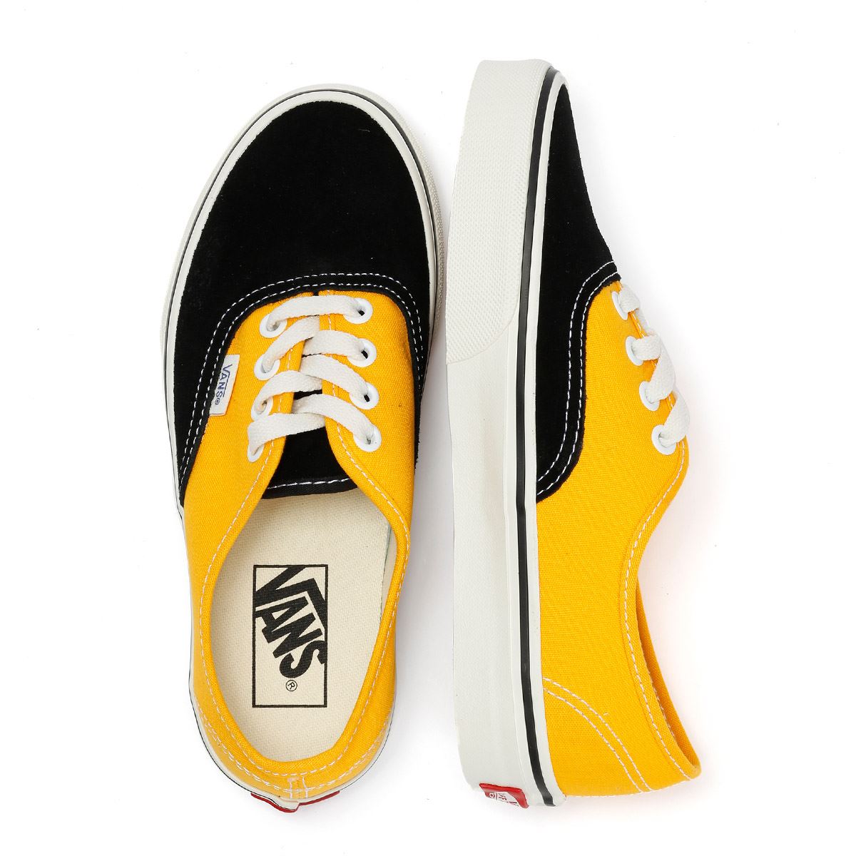 Vans Authentic Primary Multi Canvas Gelbe Turnschuhe