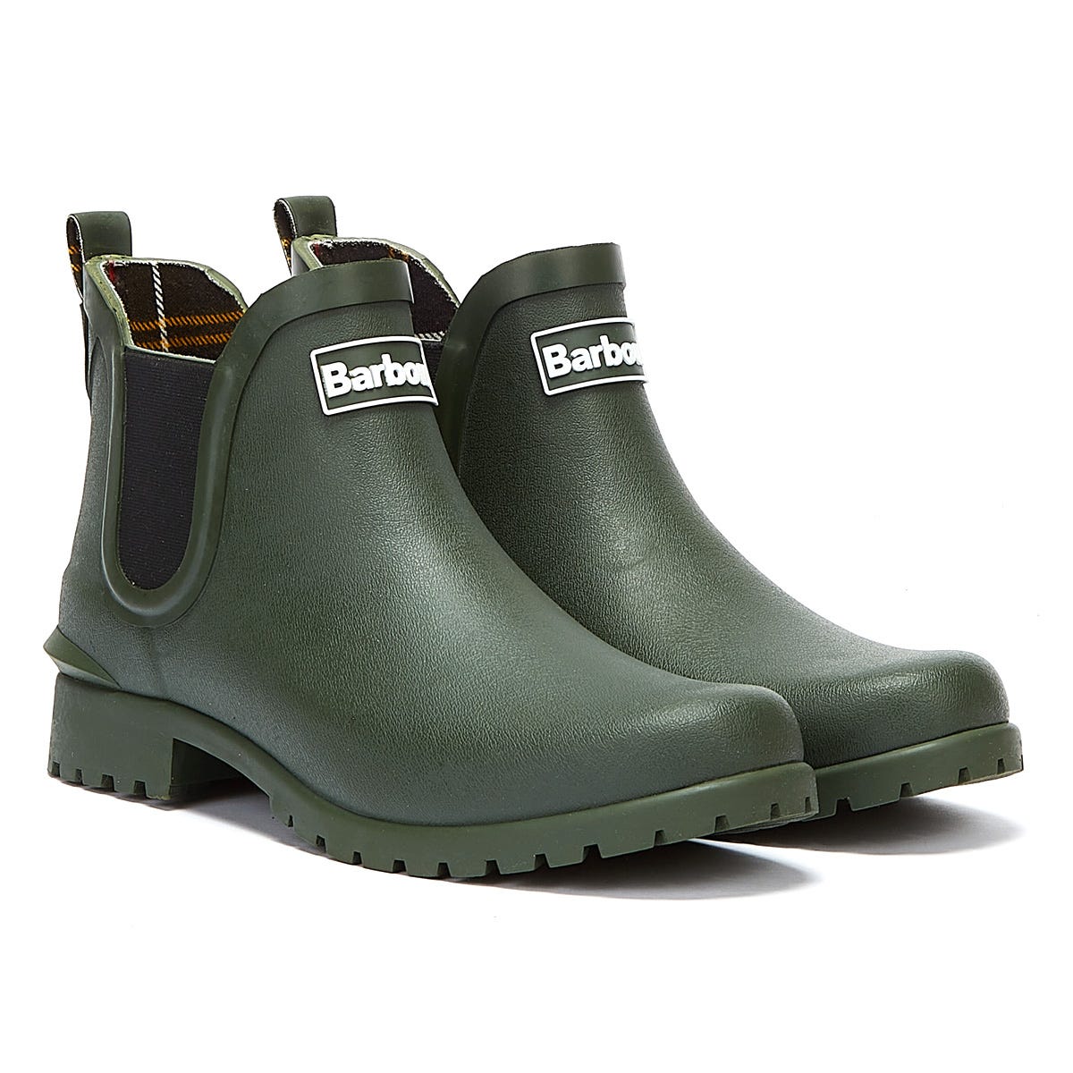 Green barbour wellies discount