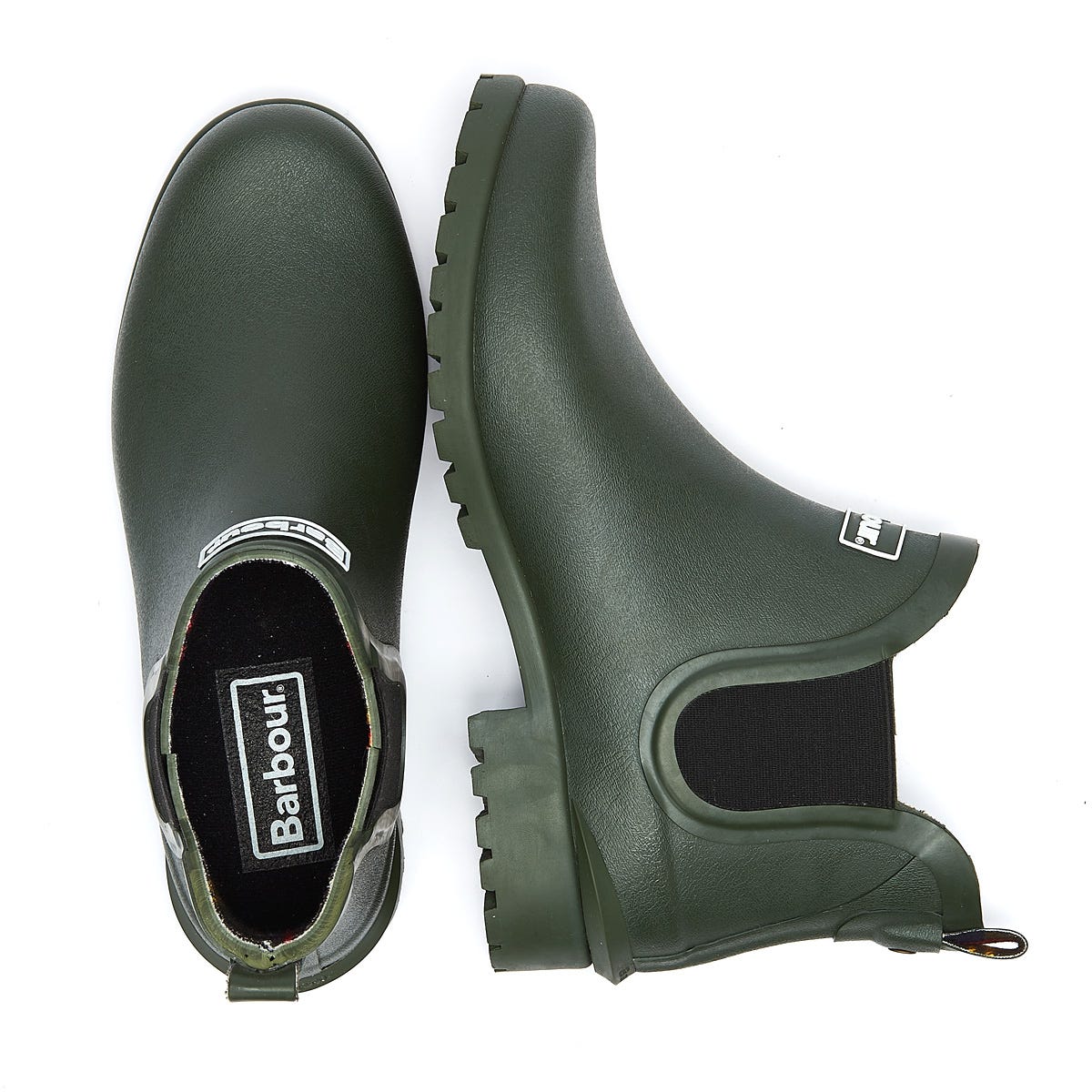 Barbour Wilton Damen Olive Grün Gummistiefel