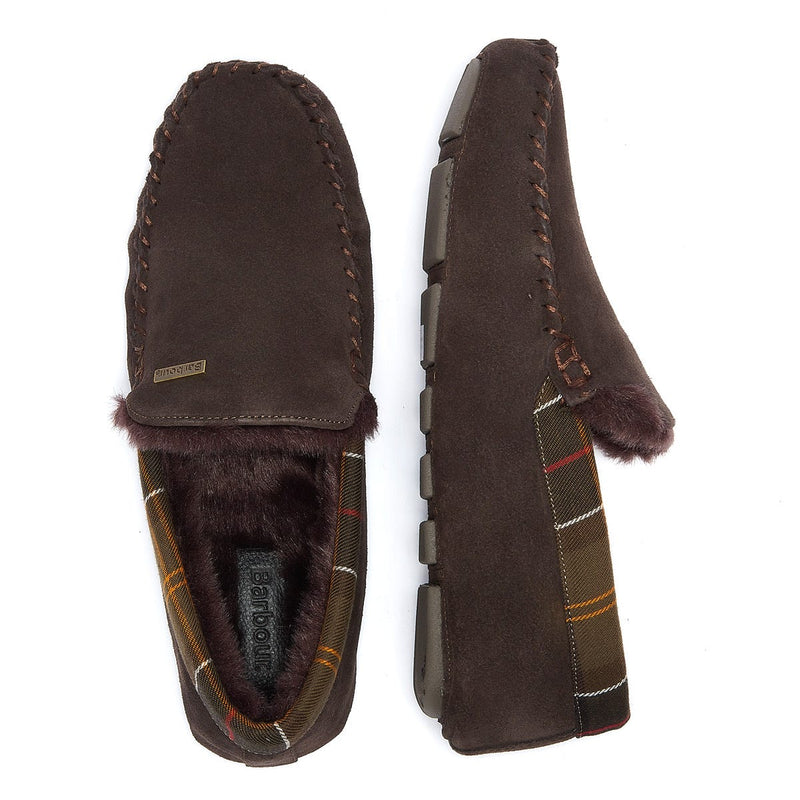 Barbour Herren Braun Monty Hausschuhe
