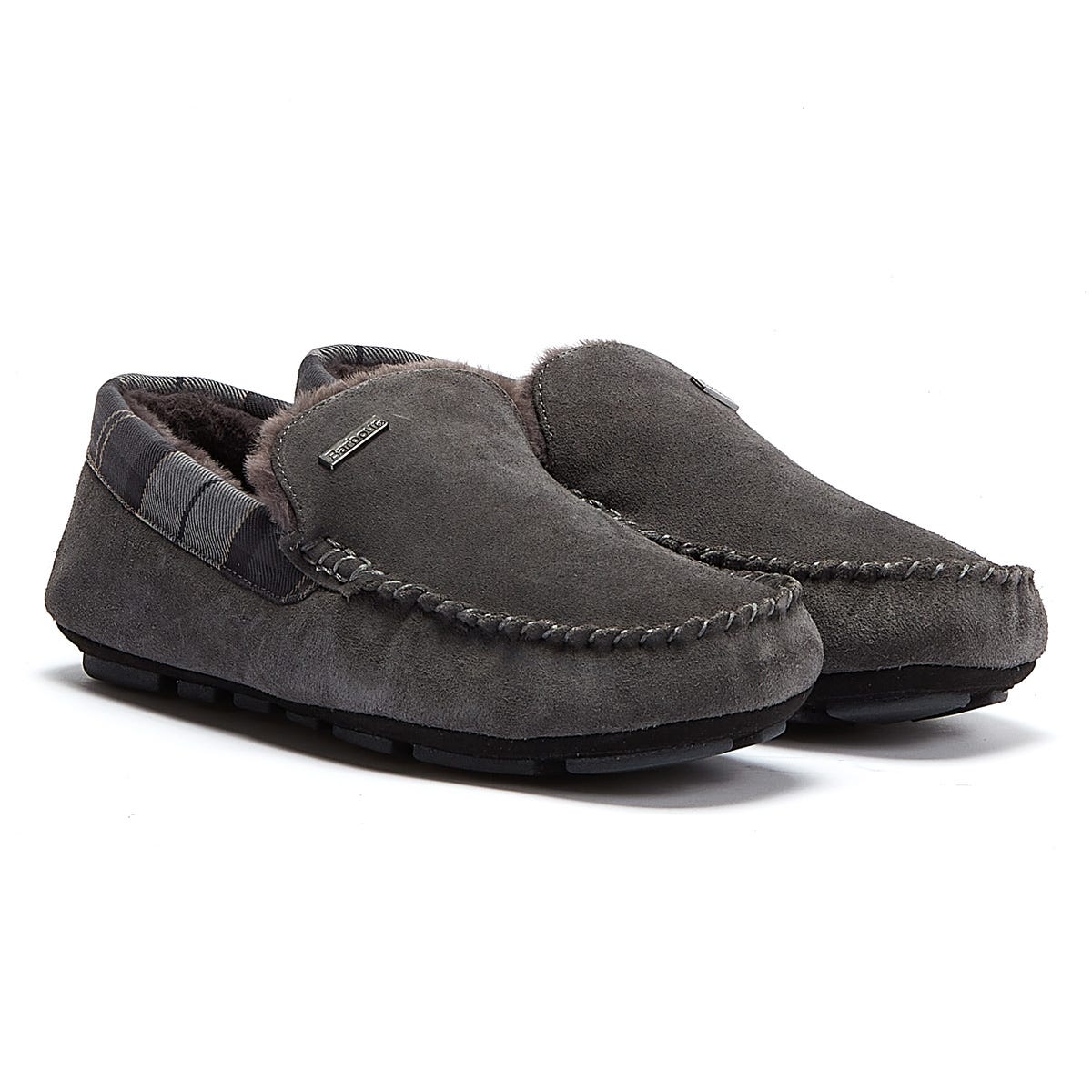Barbour Monty Herren Hausschuhe In Grau